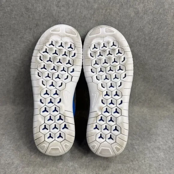 Nike Shoes Womens Size 7 Free Run Grey Blue Athletic Running Sneakers AH3451-005 - Picture 8 of 9